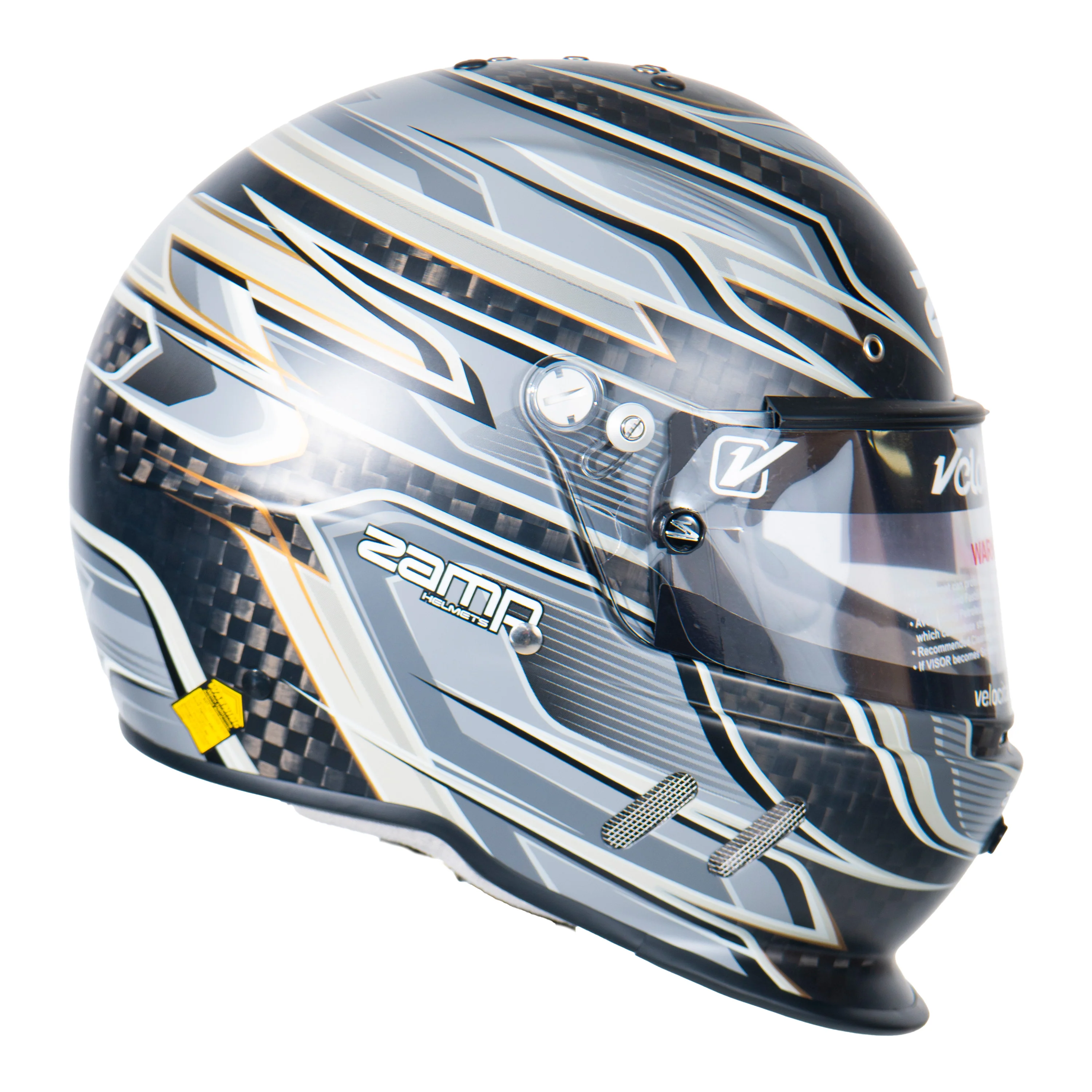 RZ-67 Pro Series-Carbon Fiber-Gray Graphic Helmet - Image 5