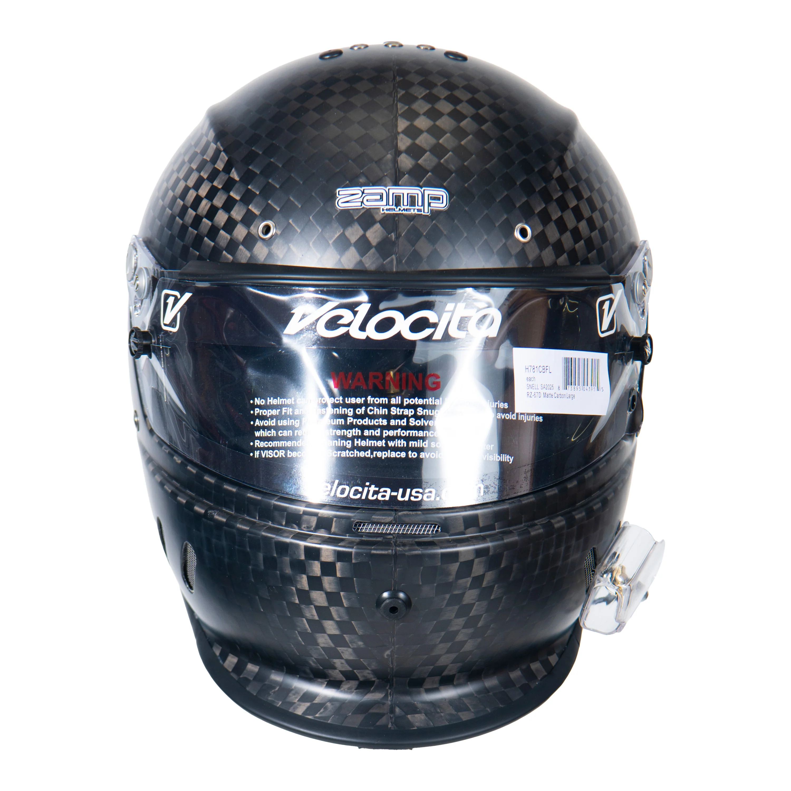 RZ-67 Pro Series-Carbon Fiber-Matte Black Helmet - Image 7