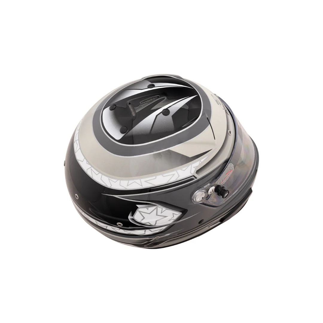 RZ-70 Pro Series Helmet Lt. Gray/Gray - Image 4